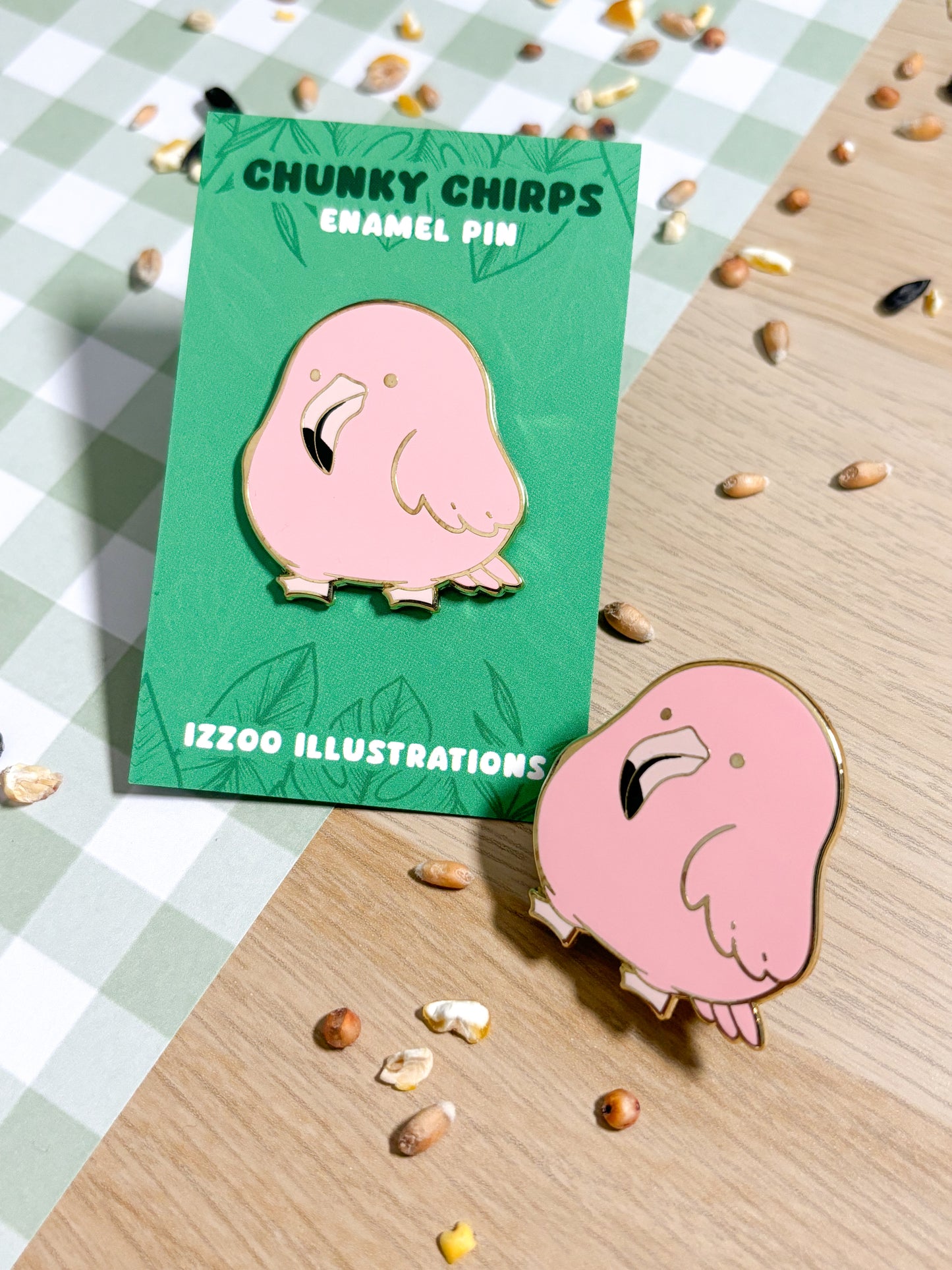 Flamingo Enamel Pin