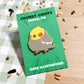 Grey Cockatiel Enamel Pin
