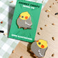 Grey Cockatiel Enamel Pin