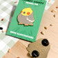 Grey Cockatiel Enamel Pin