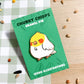 Lutino Cockatiel Enamel Pin