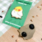 Lutino Cockatiel Enamel Pin