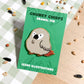 African Grey Parrot Enamel Pin