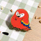 Scarlet Macaw Enamel Pin