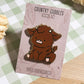 Highland Cow Enamel Pin