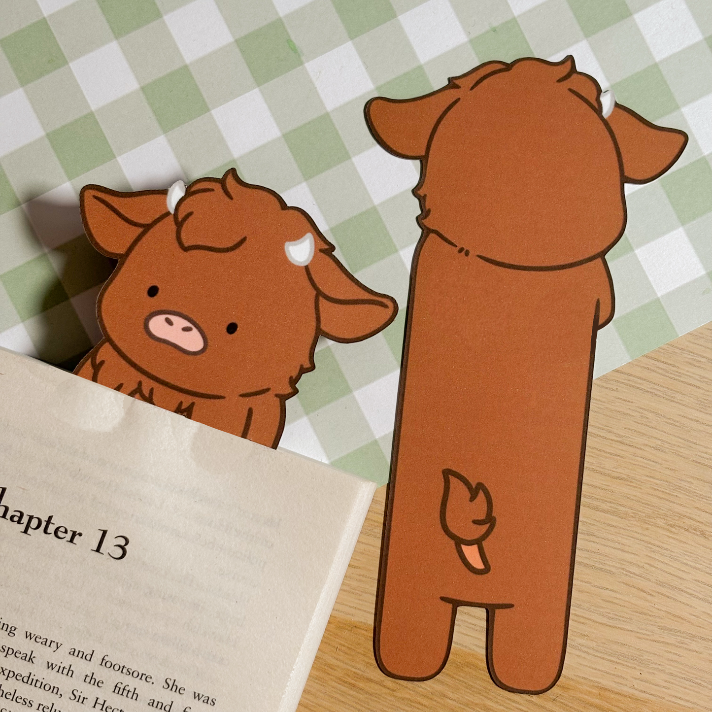Highland Cow Bookmark