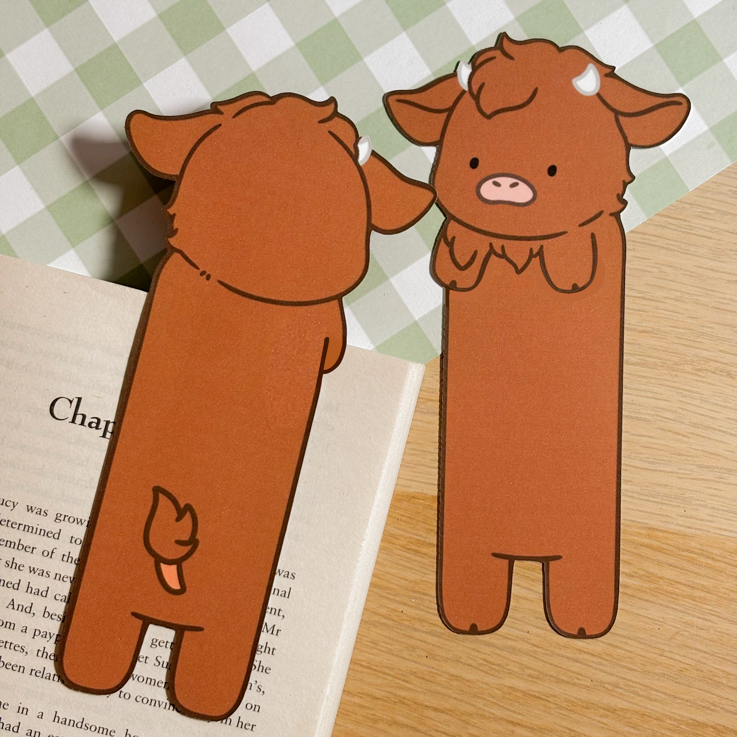 Highland Cow Bookmark