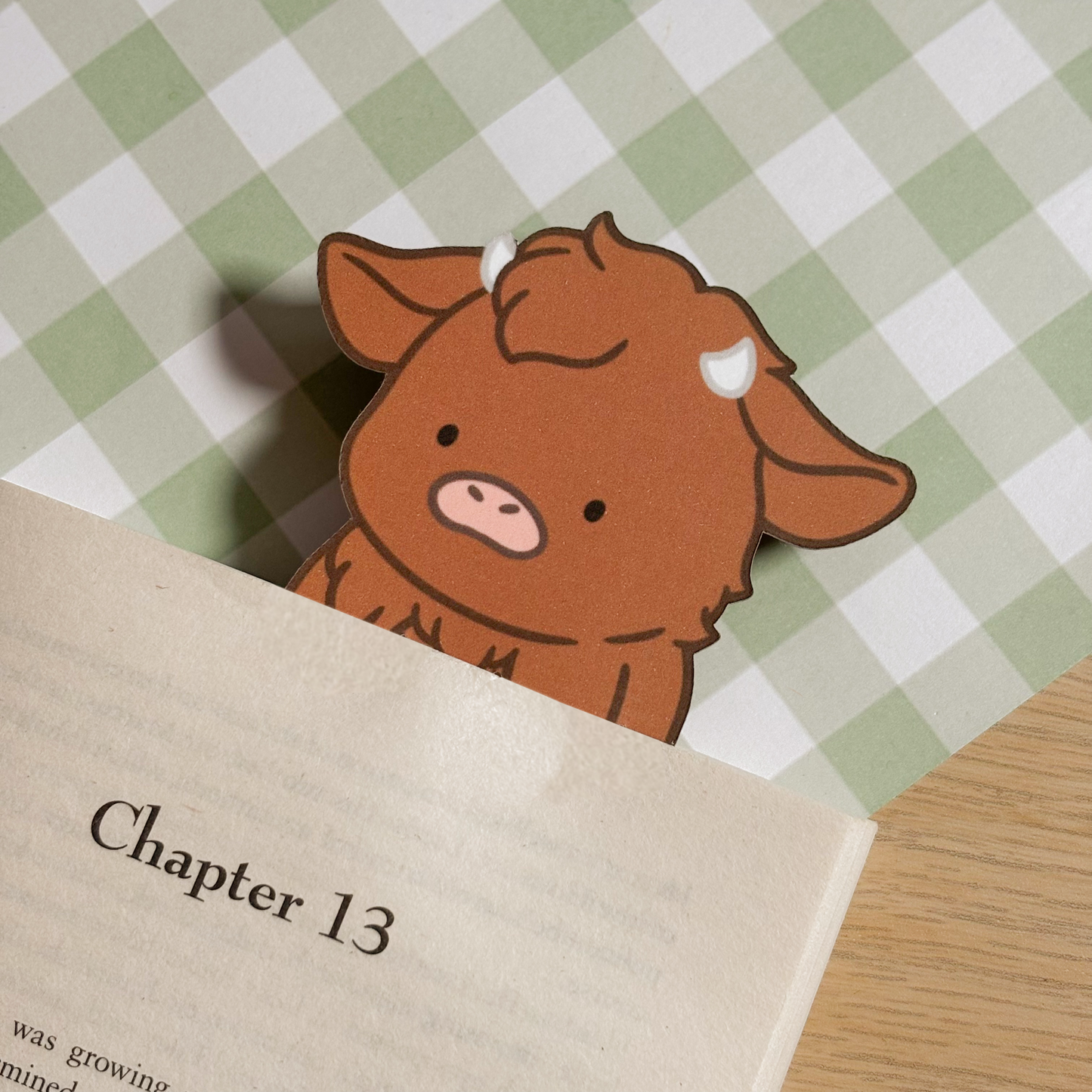 Highland Cow Bookmark