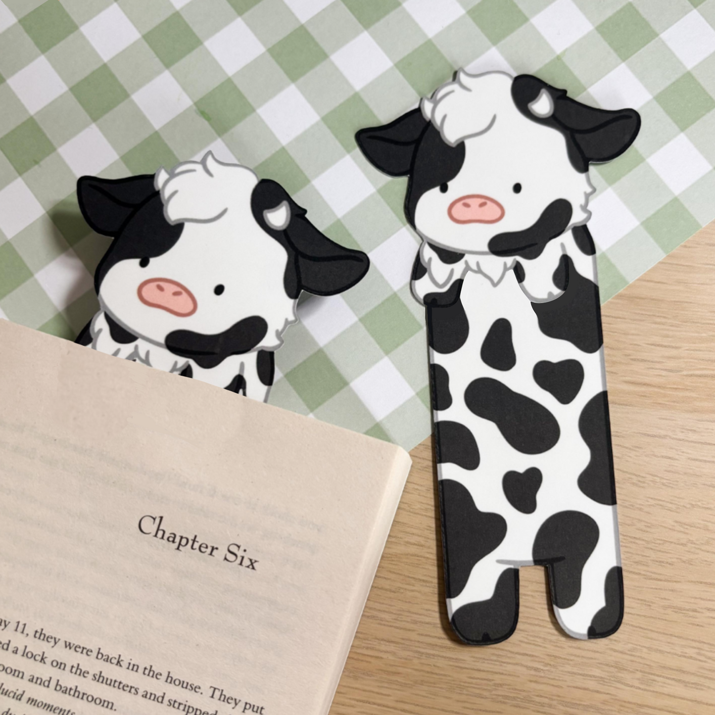 Cow Bookmark
