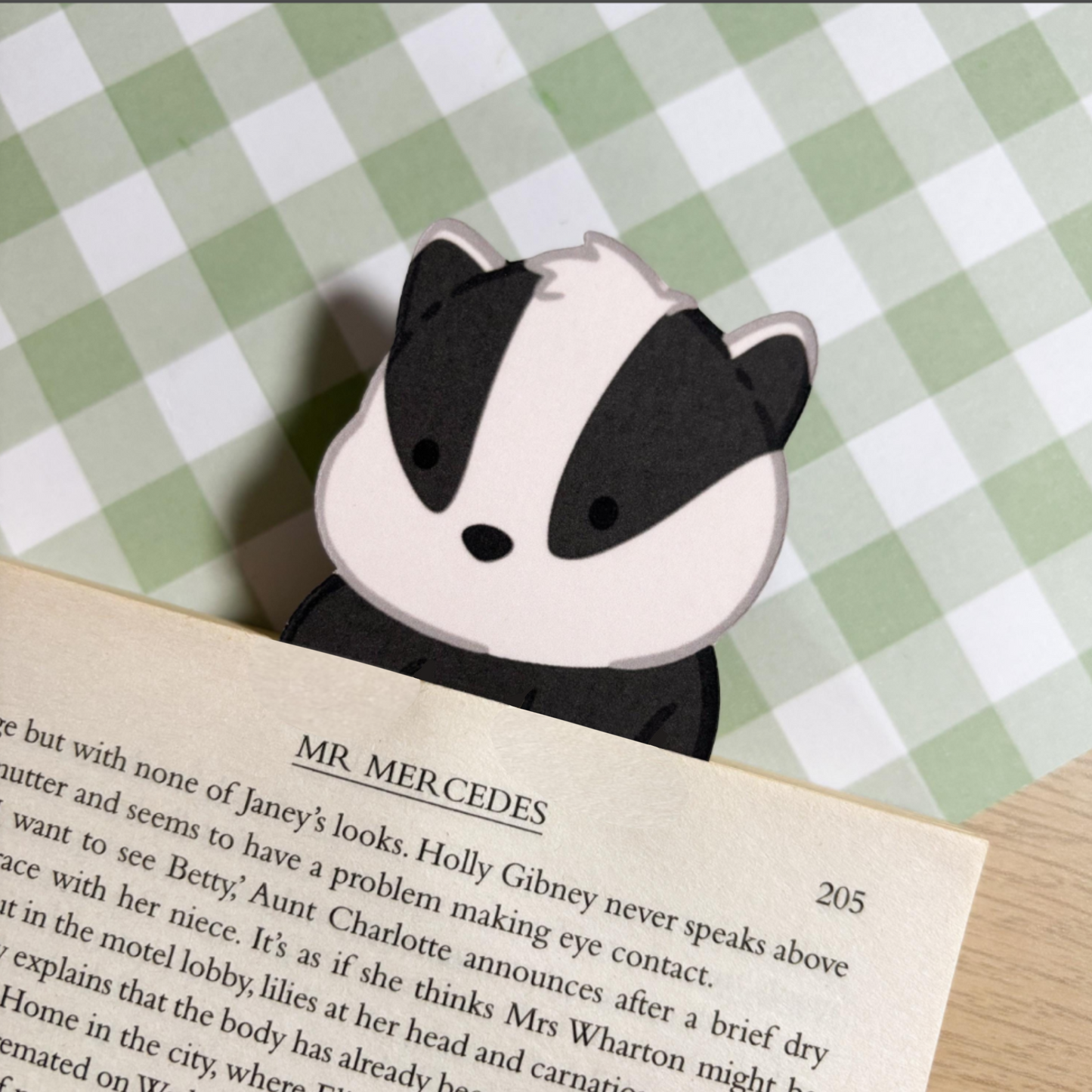 Badger Bookmark