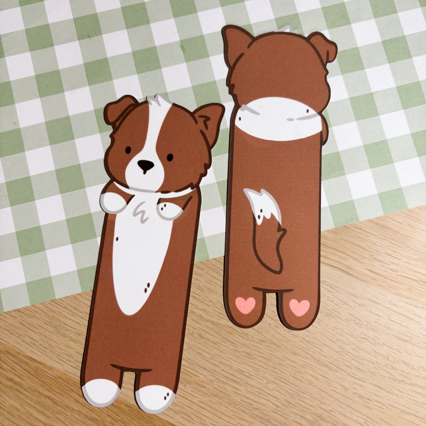 Red Border Collie Bookmark