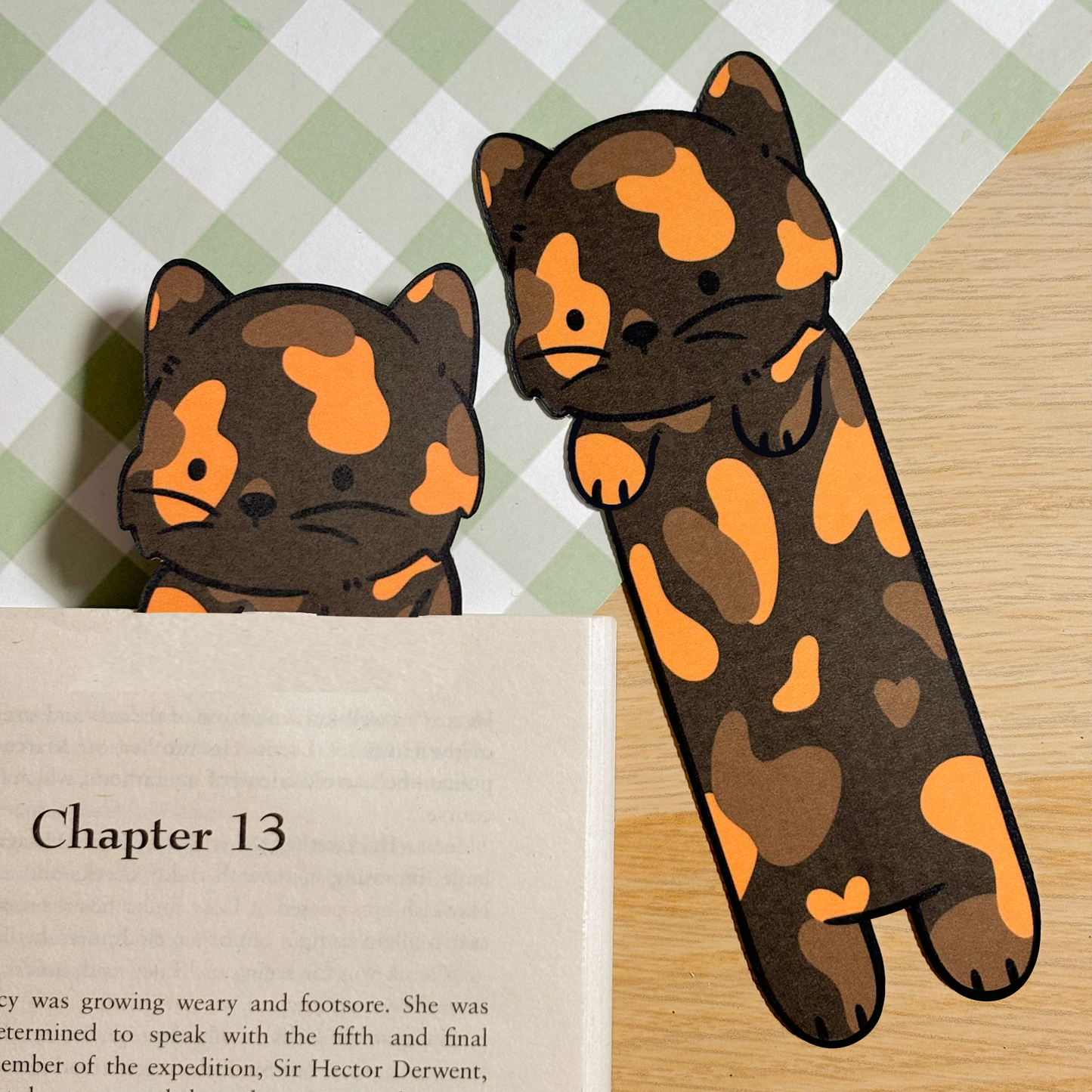 Tortoiseshell Cat Bookmark