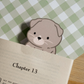 Grey Scottish Fold Cat Bookmark