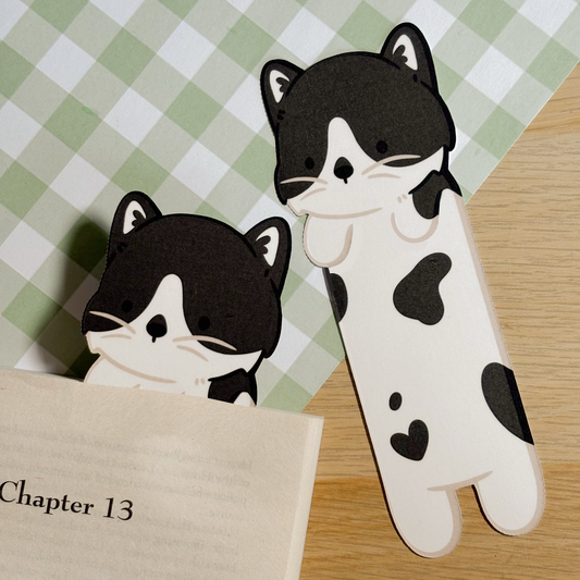 Harlequin, Cow Cat Bookmark