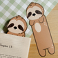 Sloth Bookmark