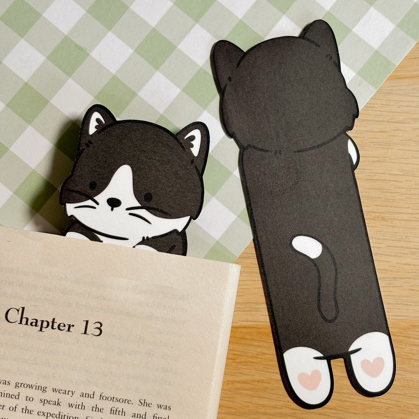 Tuxedo Cat Bookmark