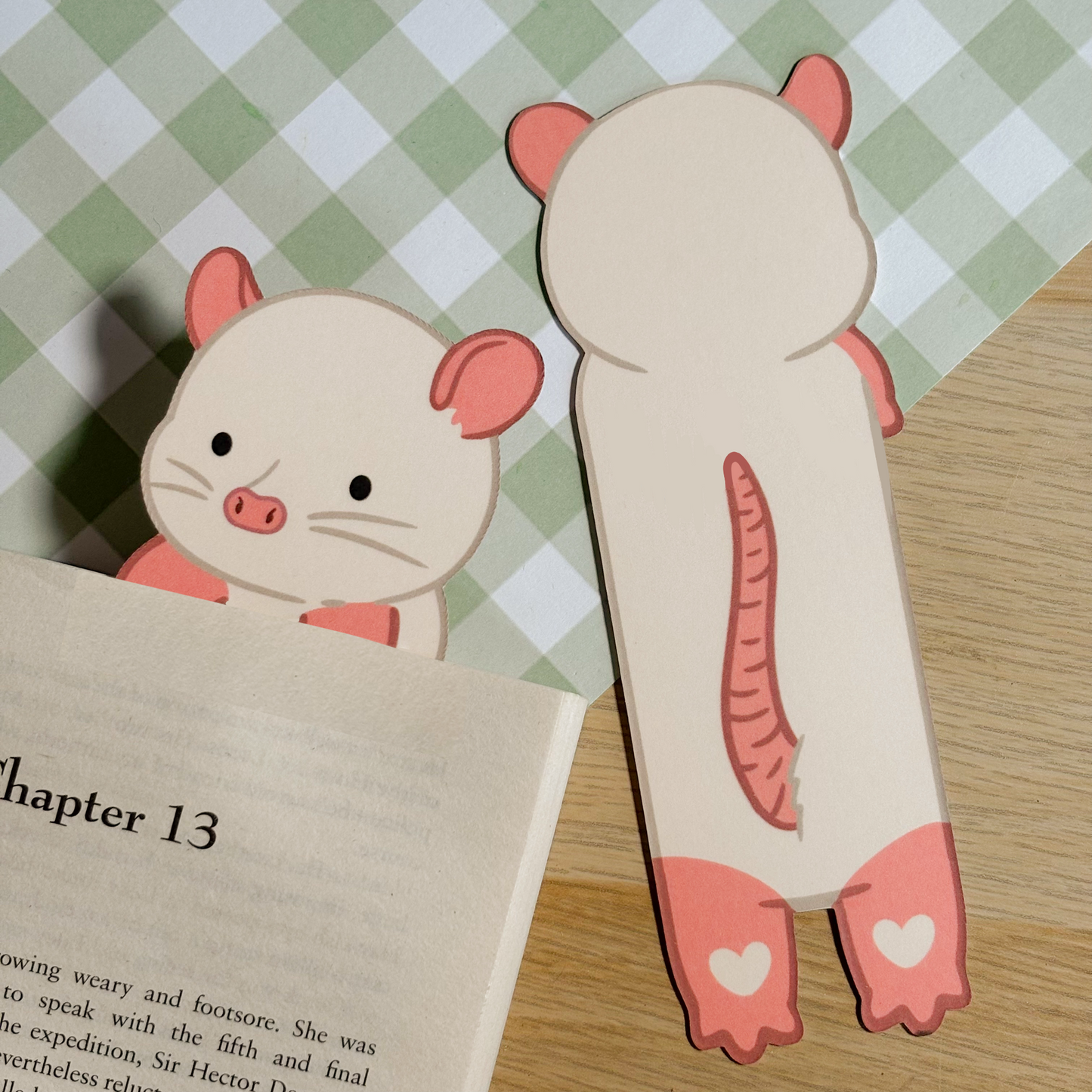 Fancy Rat Bookmark