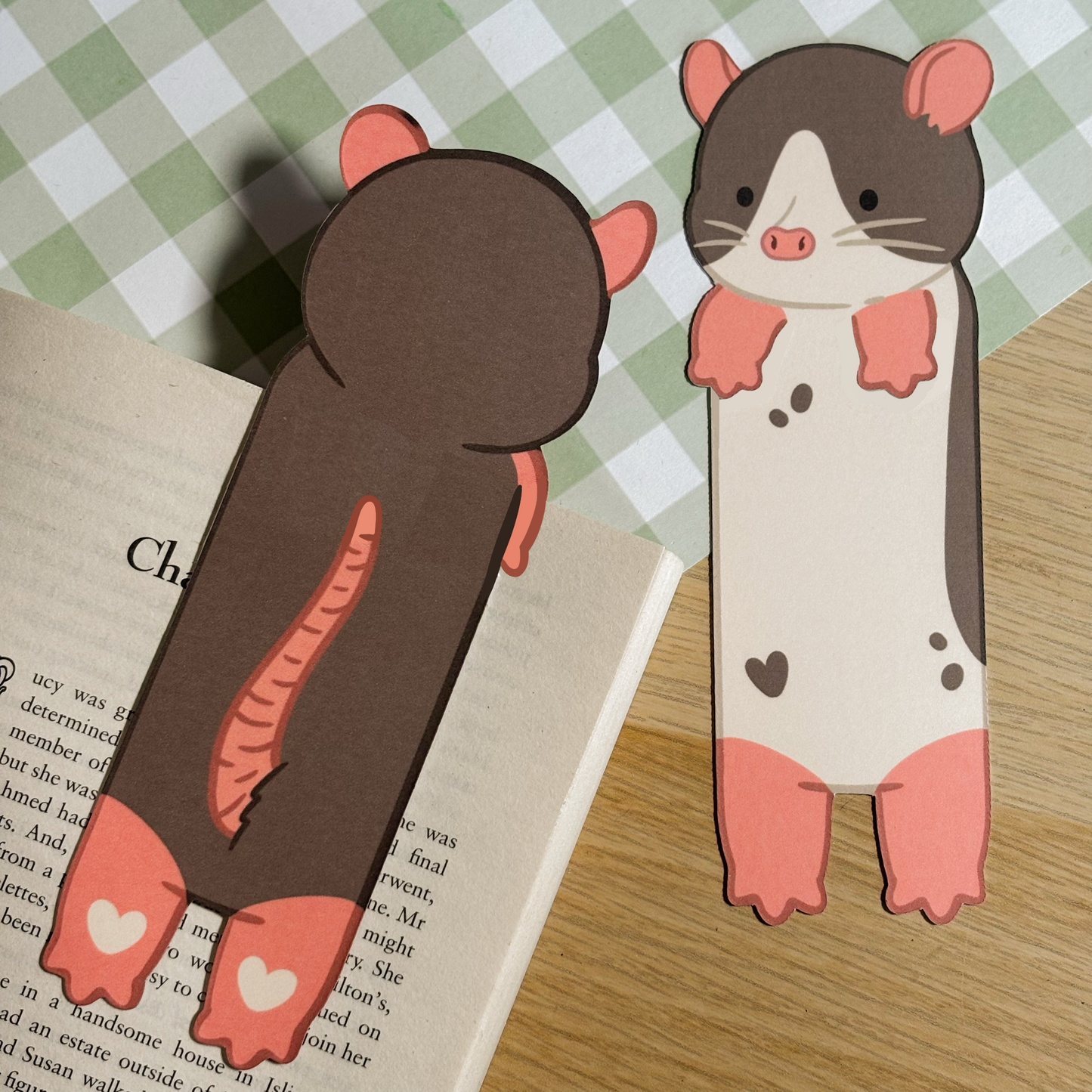 Fancy Rat Bookmark