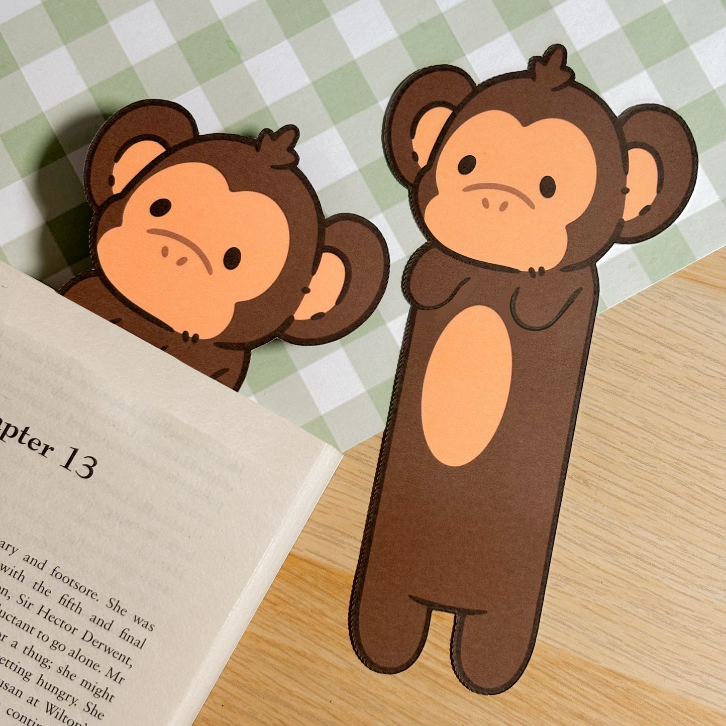Monkey Bookmark