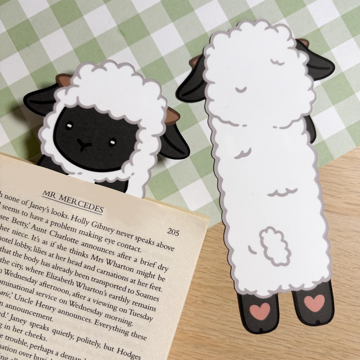 Valais Black Nose Sheep Bookmark