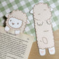 White Sheep Peeking Bookmark