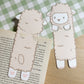 White Sheep Peeking Bookmark