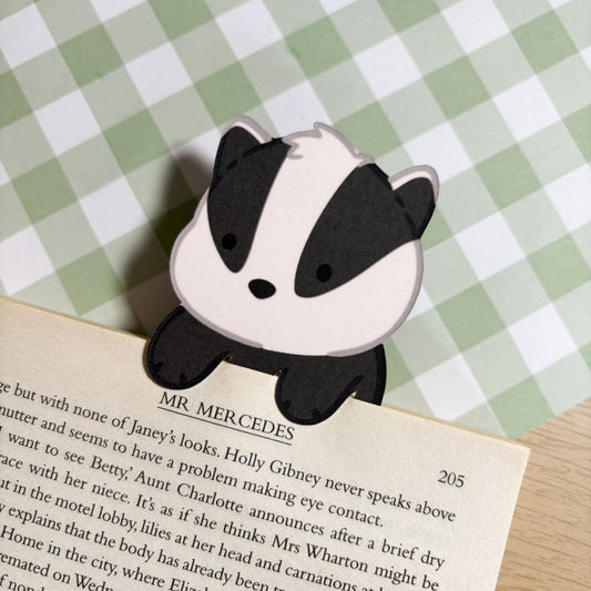 Badger Peeking Bookmark