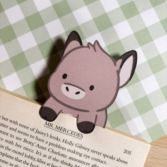Donkey Peeking Bookmark