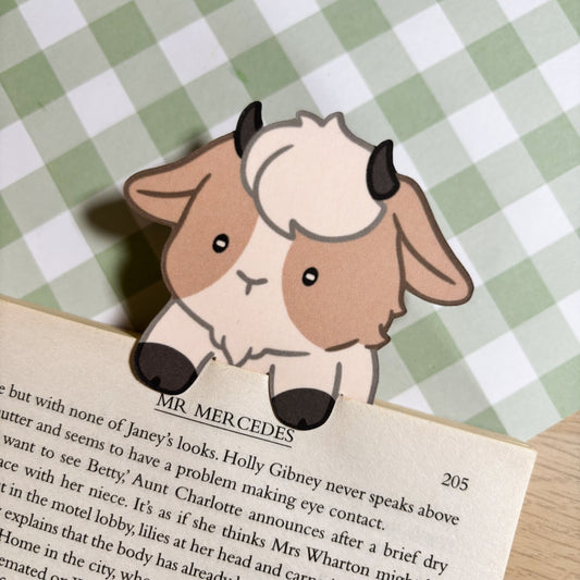 Goat Peeking Bookmark