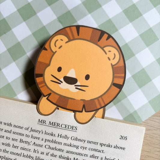 Lion Peeking Bookmark