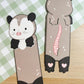 Opossum Peeking Bookmark