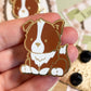 Personalised Border Collie Enamel Pin - Named Backing Card