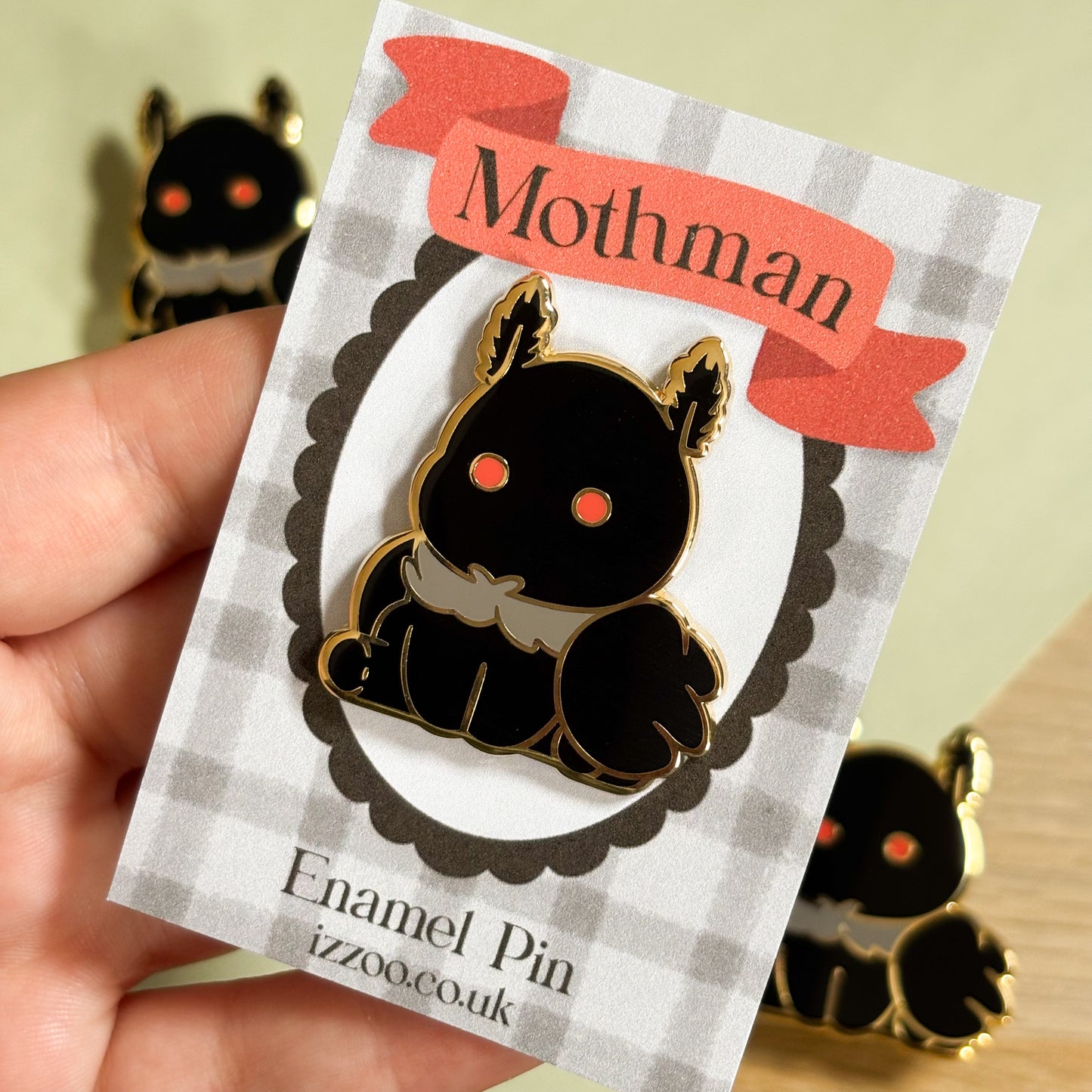 Mothman Enamel Pin