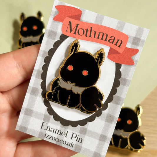 Mothman Enamel Pin