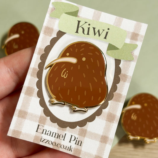 Kiwi Bird Enamel Pin