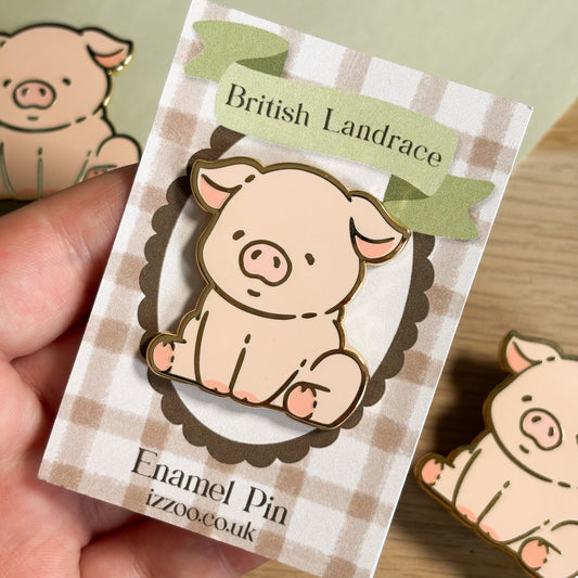 Pink Pig Enamel Pin