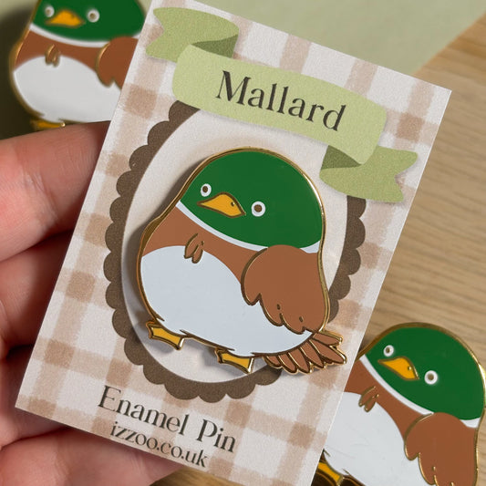 Mallard Duck Enamel Pin