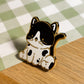 Harlequin Cat Enamel Pin