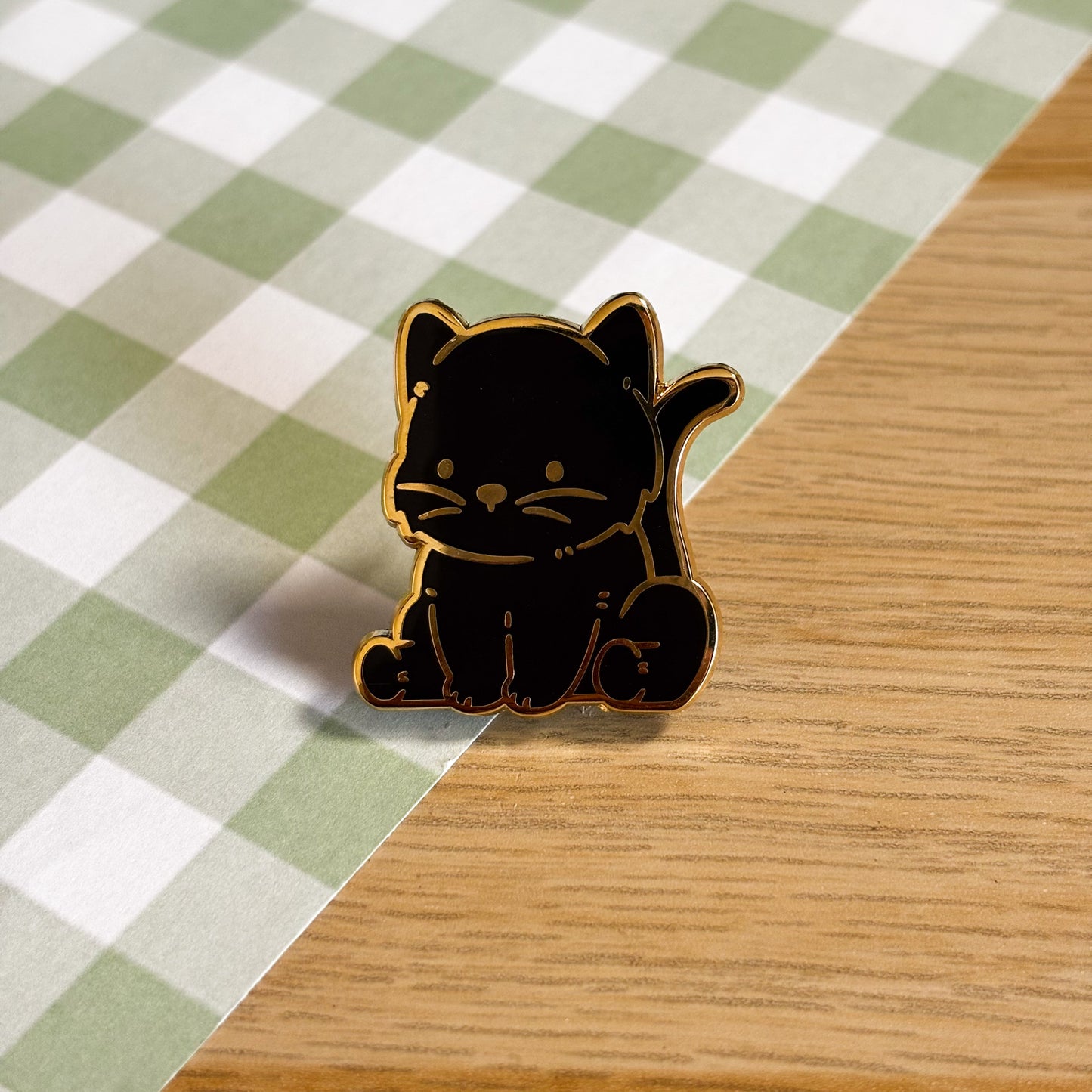 Black Cat Enamel Pin