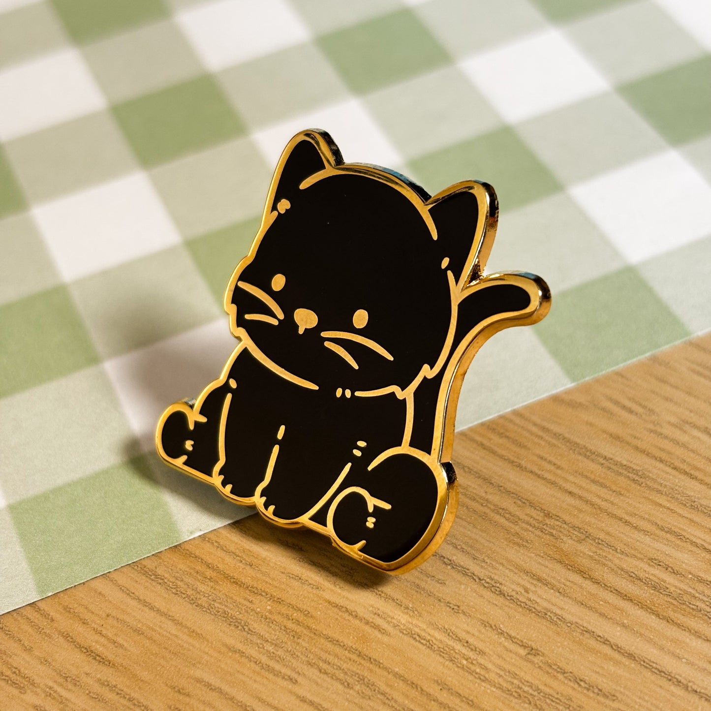 Black Cat Enamel Pin