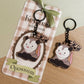 Opossum Wooden Keychain