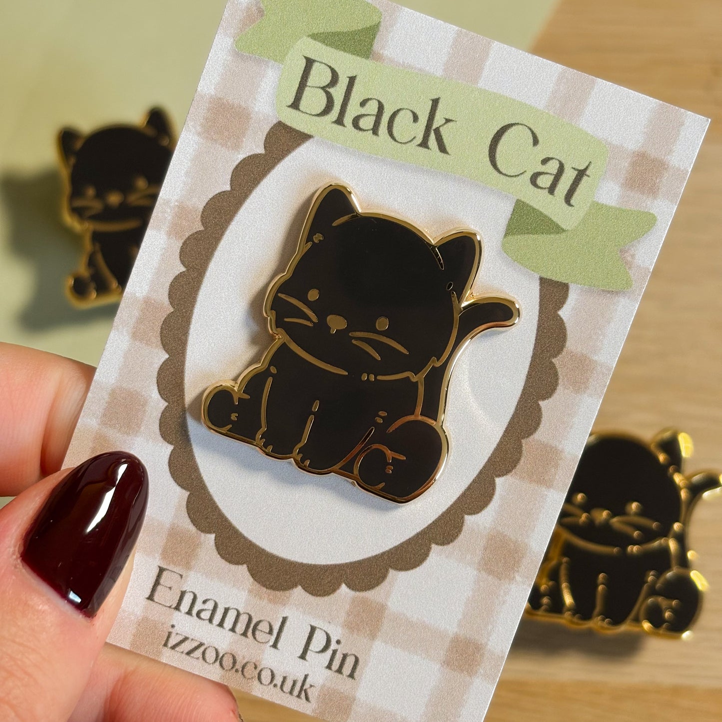 Black Cat Enamel Pin