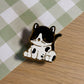 Harlequin Cat Enamel Pin