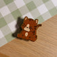 Brown Tabby Cat Enamel Pin