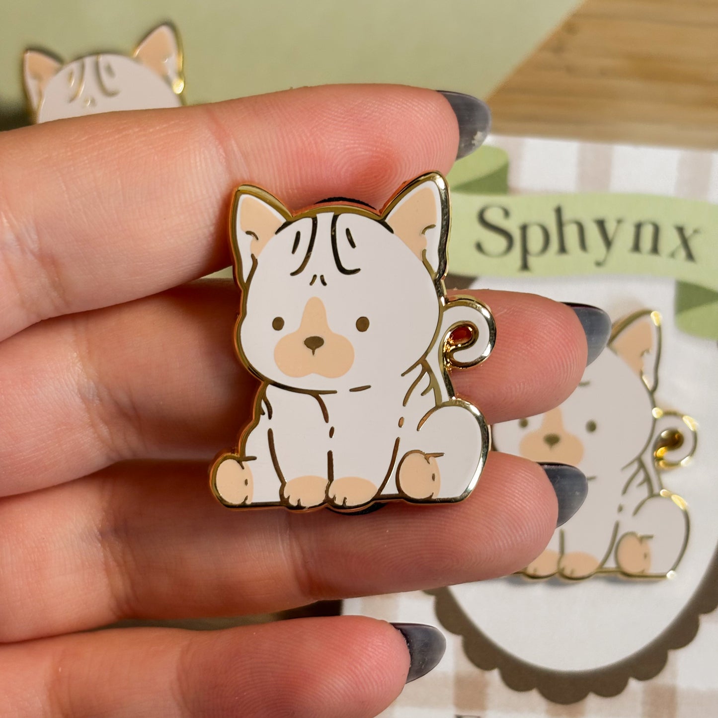 Sphynx Cat Enamel Pin