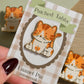 Orange Patched Tabby Cat Enamel Pin