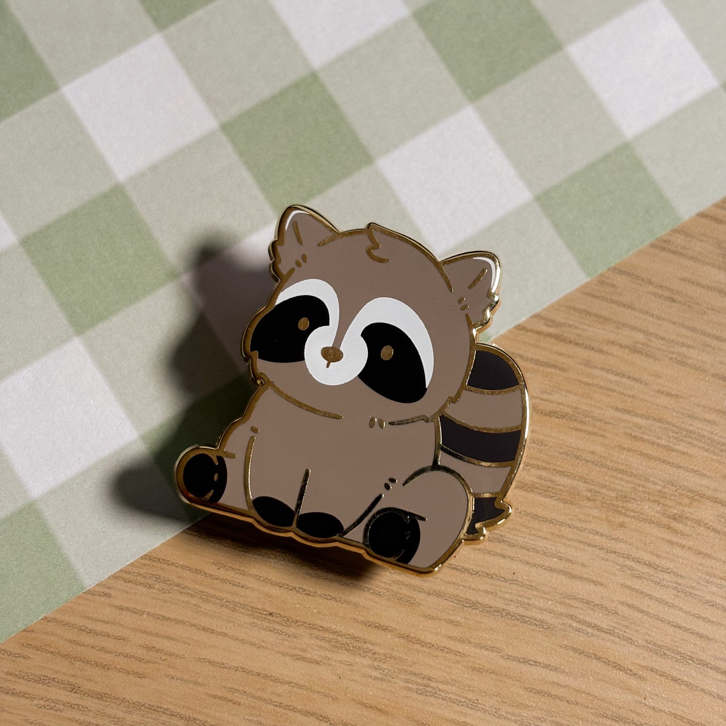 Racoon Enamel Pin