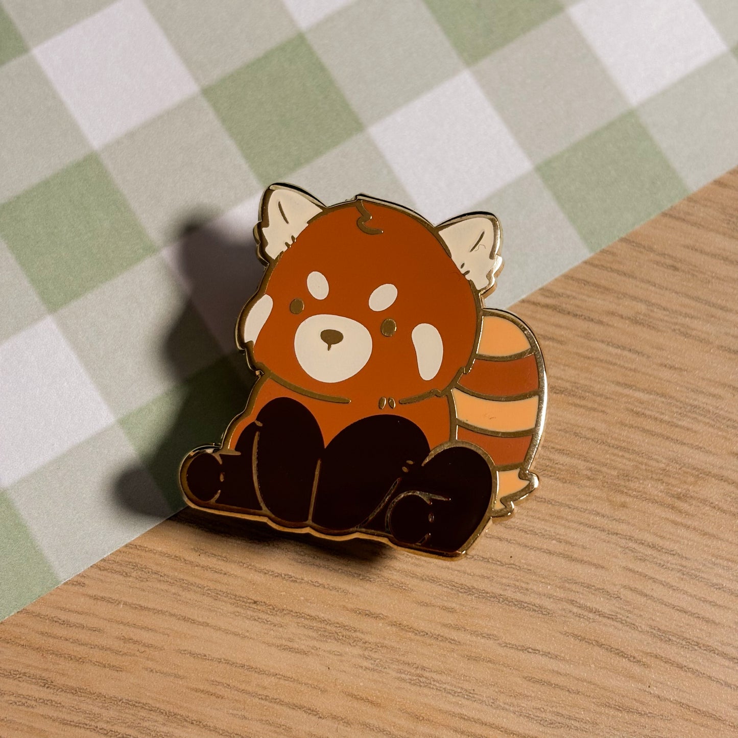 Red Panda Enamel Pin