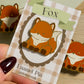 Fox Enamel Pin
