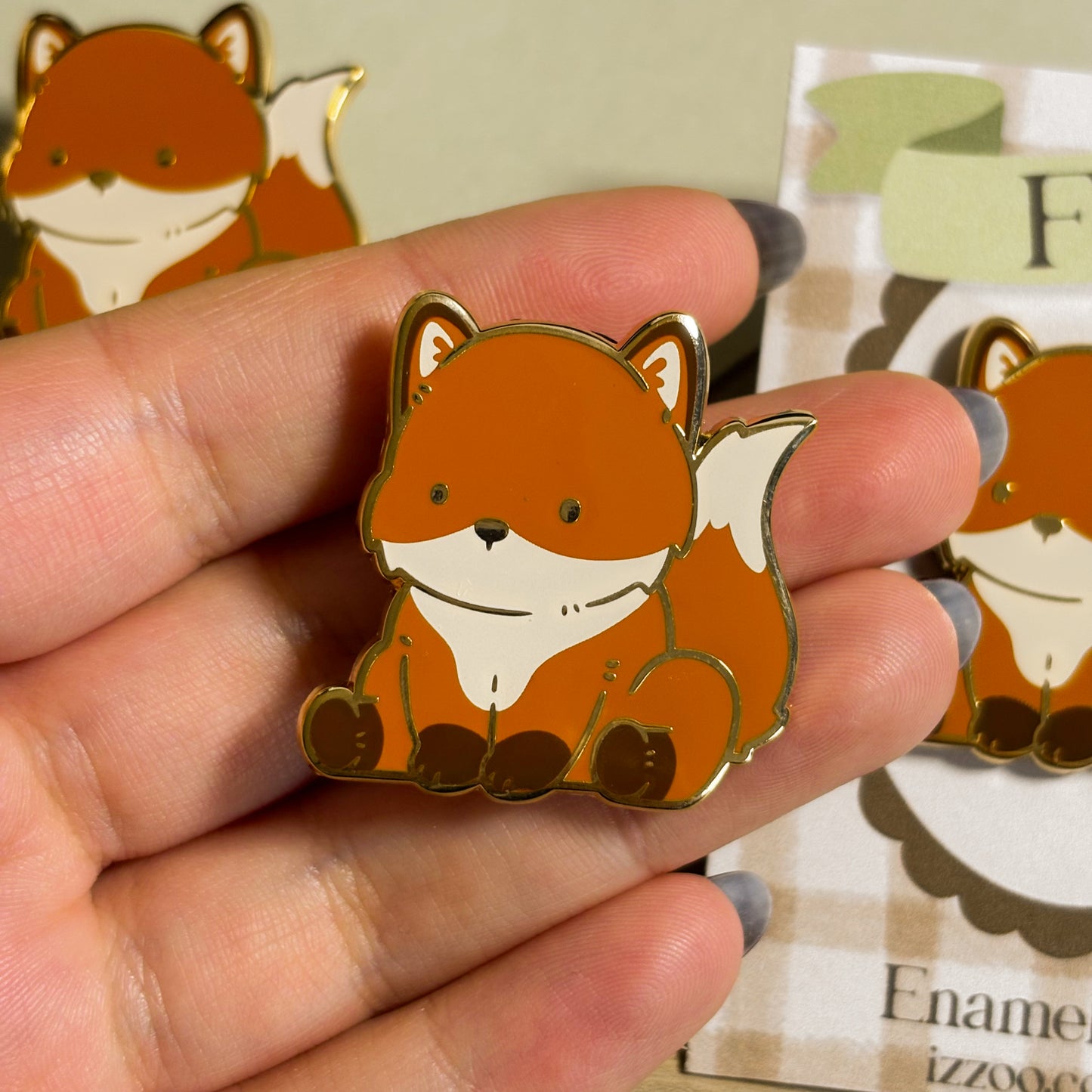 Fox Enamel Pin